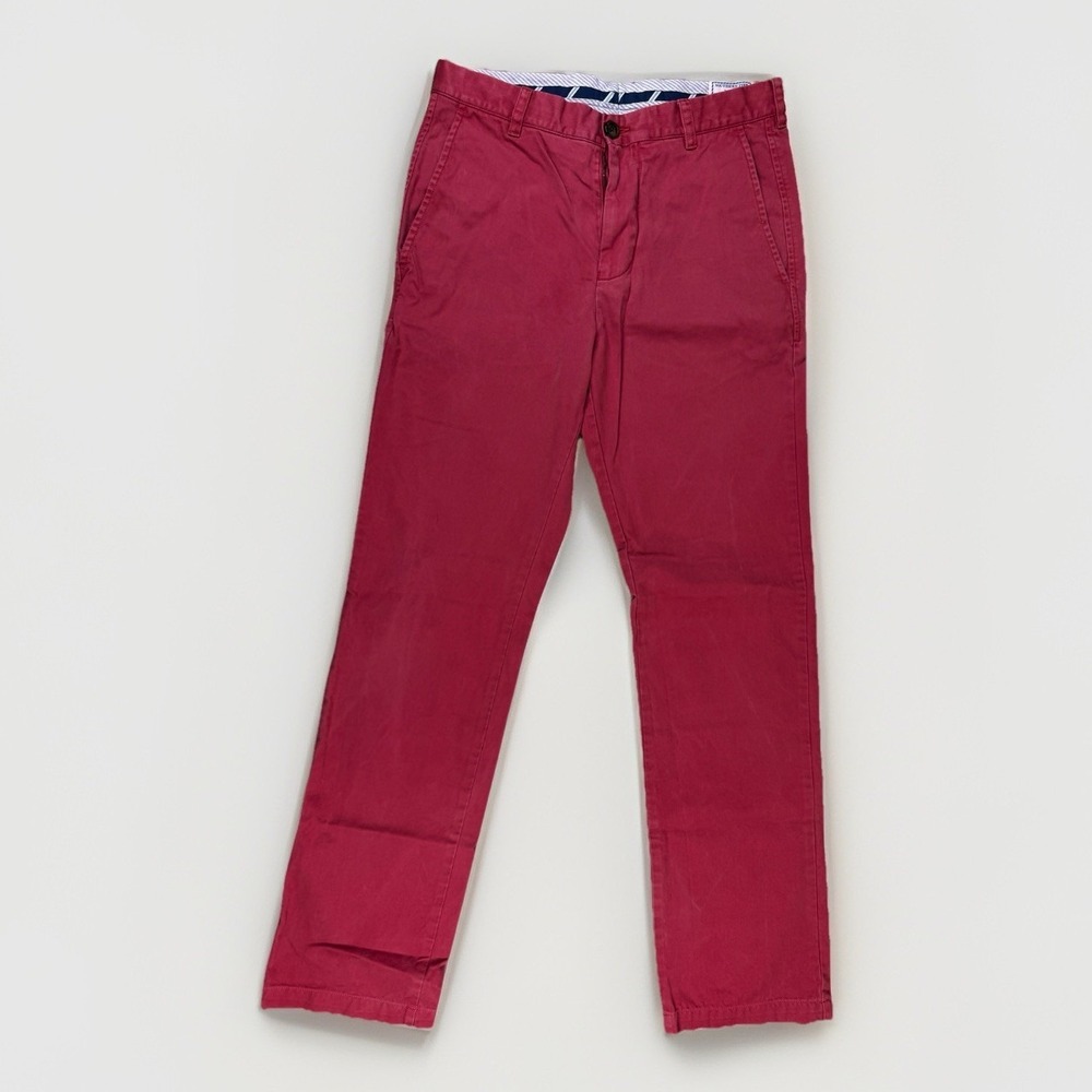 Southern‎ Tide The Skipjack Mens Pants 30 x 31 Charleston Red Classic Fit Preppy